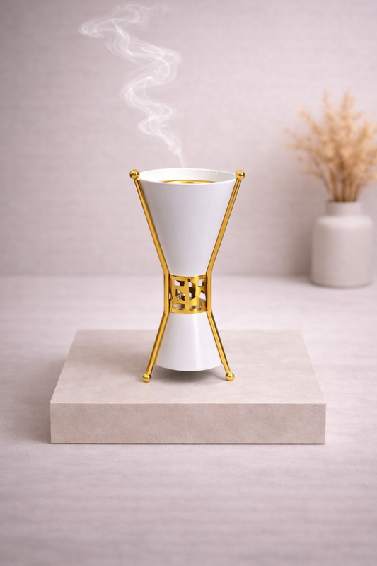 Modern Hourglass Incense Burner